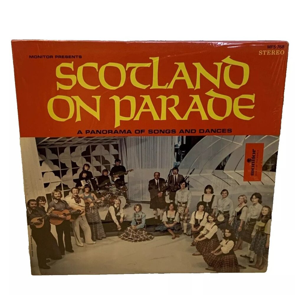 Various Scotland on Parade (Vinyl, 1975) Monitor MFS 768 VG+ LP Record Album